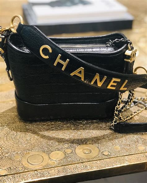 chanel croc embossed gabrielle|Chanel gabrielle purse bag.